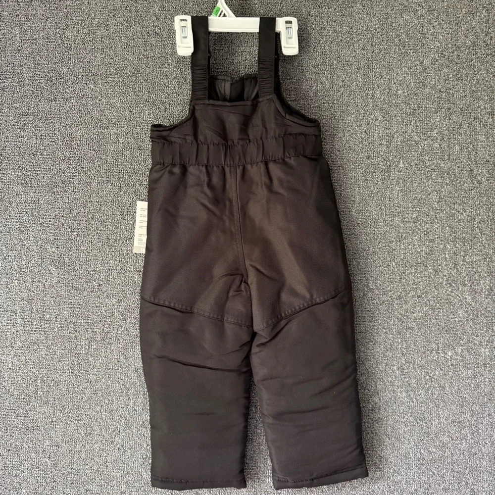 NWT Kids 2T Snow Bib Pant Boy Girl Insulated Water Resistant Winter Ski Overalls